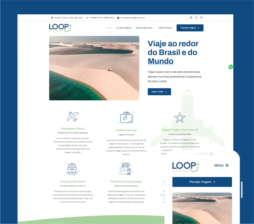 Site Loop Viagens