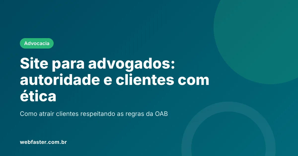 Site para advogados e escritórios de advocacia