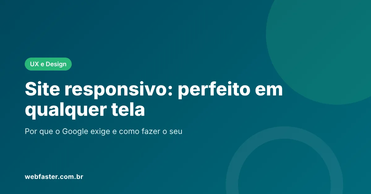 Site responsivo em celular, tablet e computador Site responsivo em celular, tablet e computador